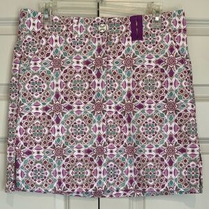GG Blue Spring Colors Golf Skirt NWOT Size 8